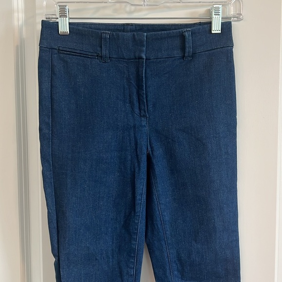 LOFT Women’s Dark Blue Denim Pant Marisa 24/00 - Picture 3 of 8